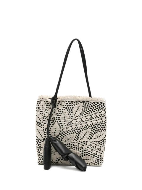 Magda Butrym Julia crochet top-handle bag - Black - zdjęcie produktu nr 1