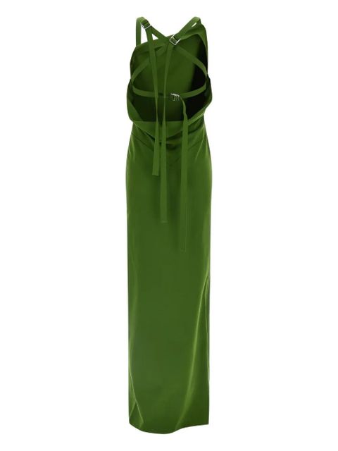 The Attico asymmetric strap maxi dress - Green - zdjęcie produktu nr 2