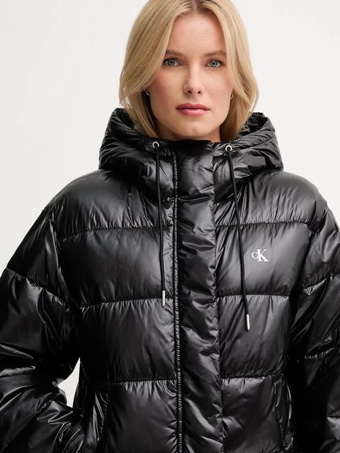 Calvin Klein Jeans kurtka kolor czarny przejściowa LV047D505G - zdjęcie produktu nr 2