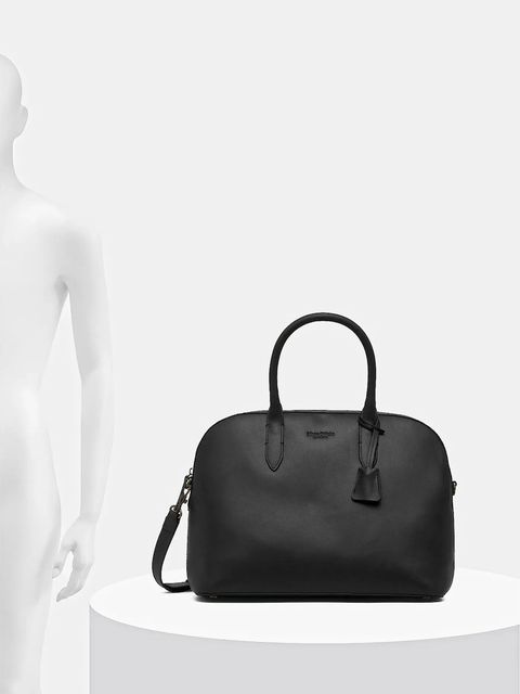 Marc O'Polo torebka skórzana kolor czarny 5000009167