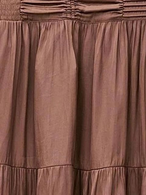 Ba&Sh Camyla tiered maxi skirt - Brown - zdjęcie produktu nr 2