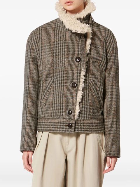 MARANT ÉTOILE Fadia check jacket - Brown - zdjęcie produktu nr 2