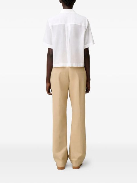 Claudie Pierlot embroidered shirt - White