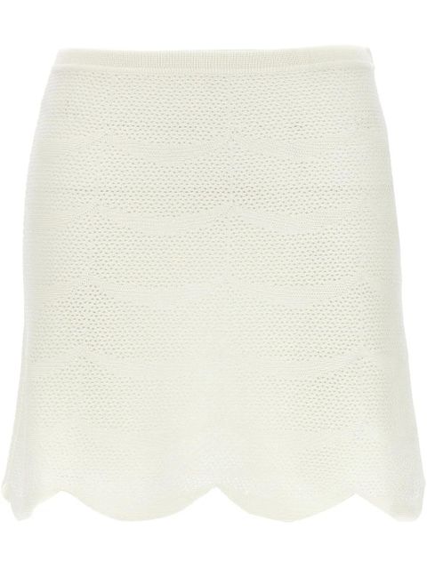 TOM FORD Crochet mini skirt - White - zdjęcie produktu nr 1