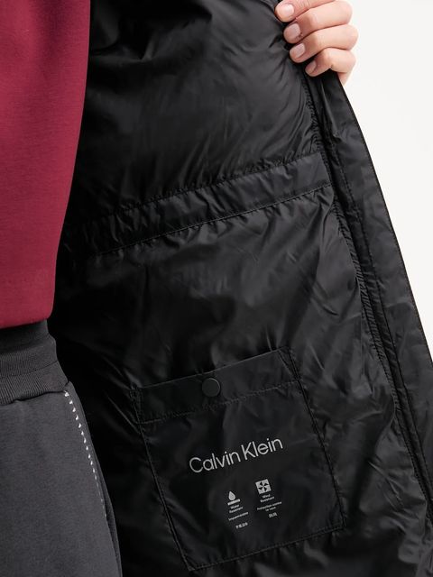 Calvin Klein Jeans kurtka kolor czarny przejściowa LV047C523G