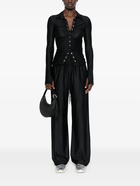 Marine Serre jersey trousers - Black