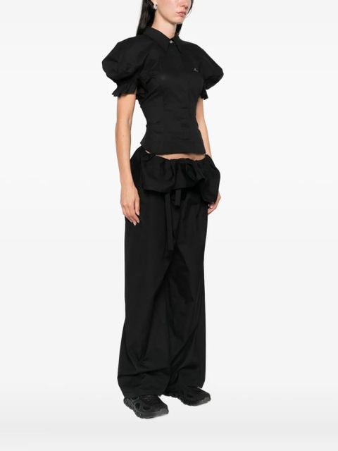 Vivienne Westwood Gexy puff-sleeve button shirt - Black