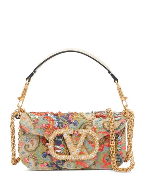 Valentino Garavani mini Loco paisley VLogo-signature shoulder bag - Green - zdjęcie produktu nr 2