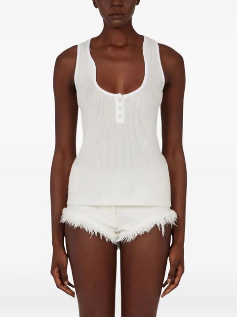 Ferragamo cotton vest - White - zdjęcie produktu nr 2