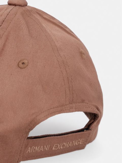 Armani Exchange czapka z daszkiem bawełniana - zdjęcie produktu nr 2