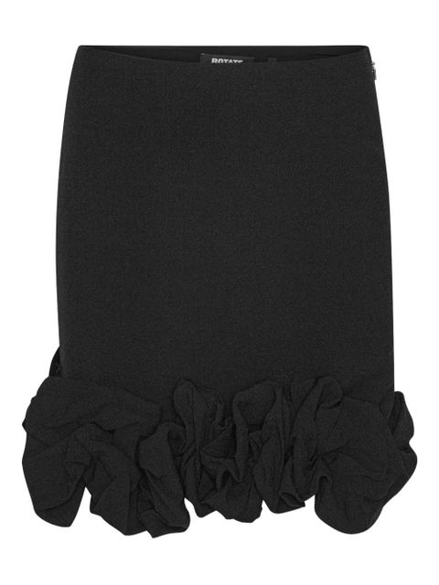 ROTATE BIRGER CHRISTENSEN ruffled mini skirt - Black - zdjęcie produktu nr 1