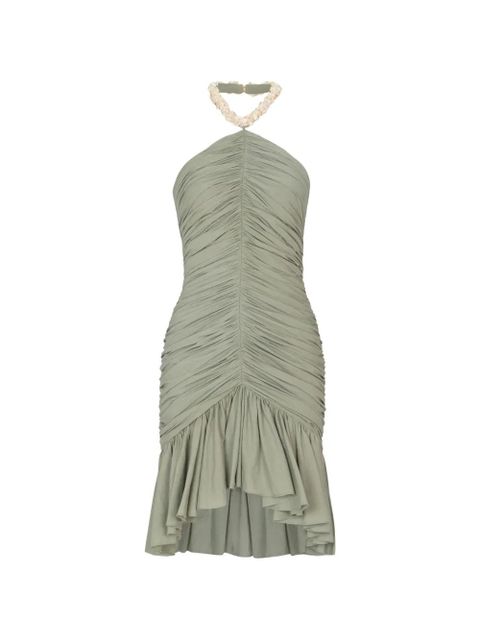 Balmain draped mini dress - Green - zdjęcie produktu nr 1