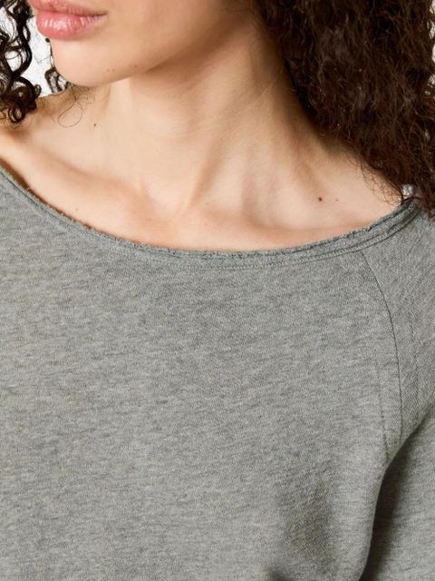 American Vintage Sonoma boat-neck raglan-sleeve T-shirt - Grey