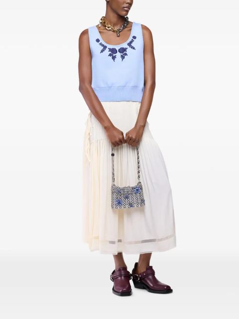 Rabanne lace side bow midi skirt - Neutrals - zdjęcie produktu nr 2