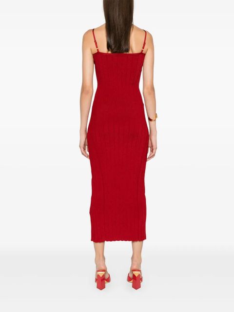 Jacquemus La Robe Sierra midi dress - Red