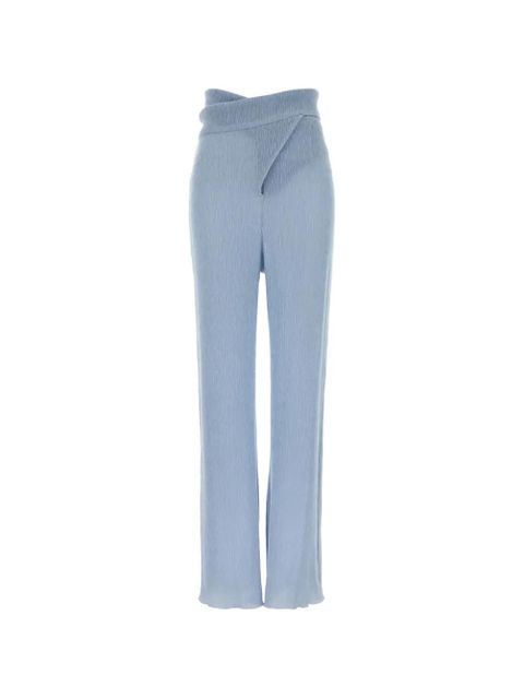 Magda Butrym draped wrap trousers - Blue - zdjęcie produktu nr 1