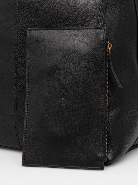 Sessun torebka skórzana kolor czarny 25102016