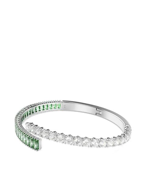 Swarovski Matrix emerald-stone white-stone bracelet - Silver - zdjęcie produktu nr 2