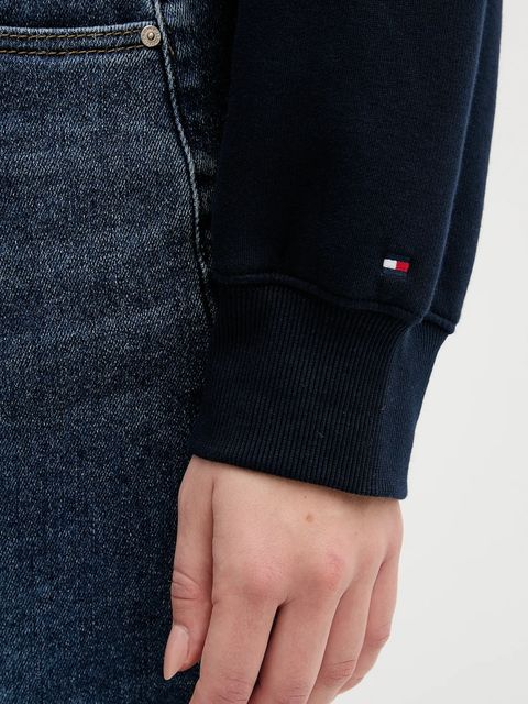 Tommy Hilfiger bluza damska kolor granatowy z aplikacją WW0WW47847