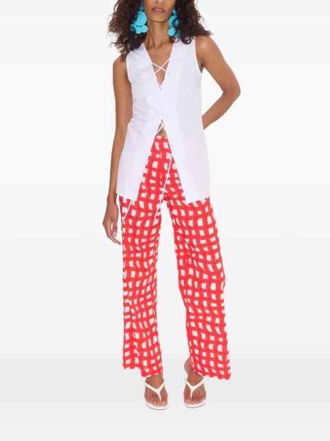 Simon Miller Pia poplin trousers - Red - zdjęcie produktu nr 2