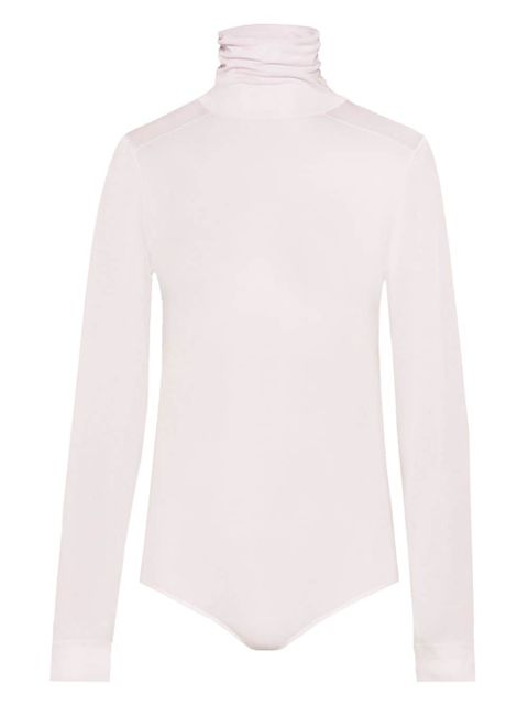 Maison Margiela four-stitch sheer bodysuit - Purple