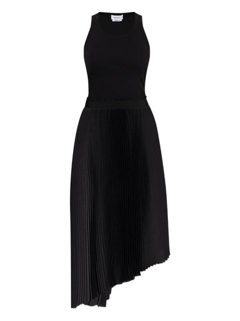 Alexander McQueen pleated asymmetric dress - Black - zdjęcie produktu nr 1