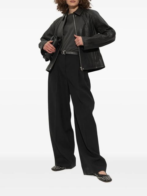 Golden Goose leather ballet flats - Black