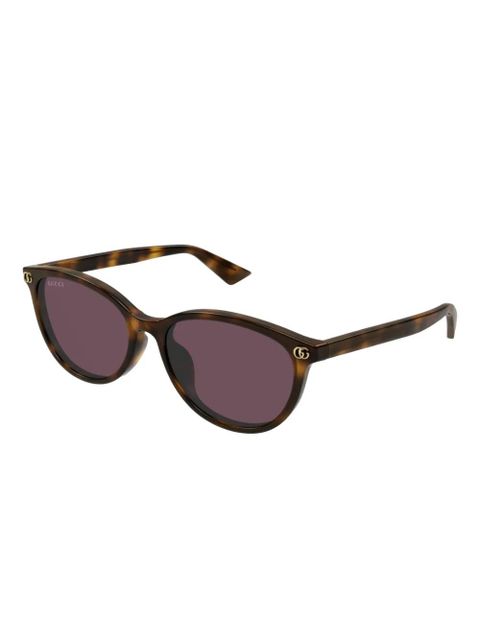 Gucci Eyewear square frame sunglasses - Brown - zdjęcie produktu nr 2