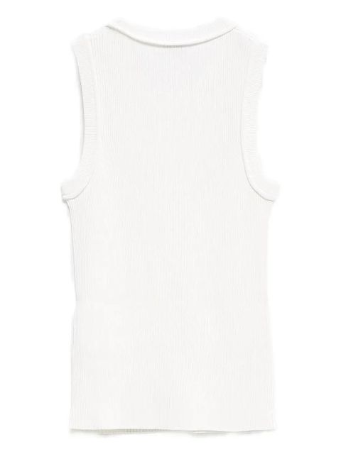 LOEWE lgo-embroidered top - White - zdjęcie produktu nr 2