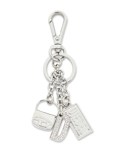 Diesel 1dr charm keyring - Silver - zdjęcie produktu nr 1