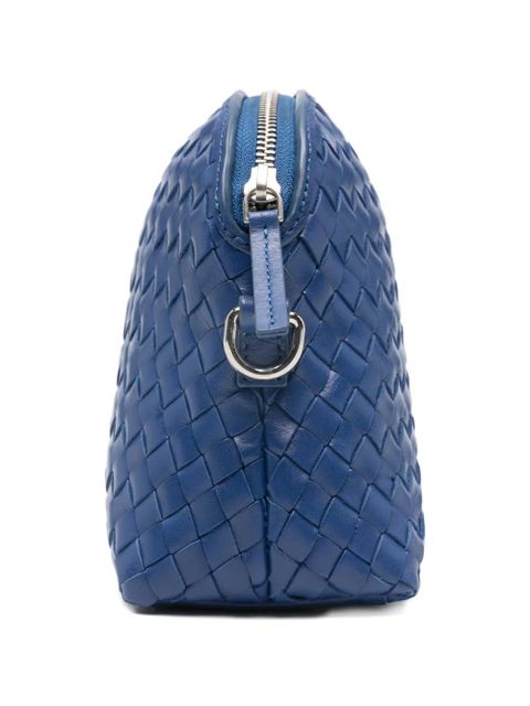 DRAGON DIFFUSION Fellini woven clutch bag - Blue
