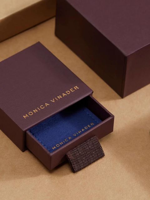 Monica Vinader 18kt gold vermeil Woven Chain necklace