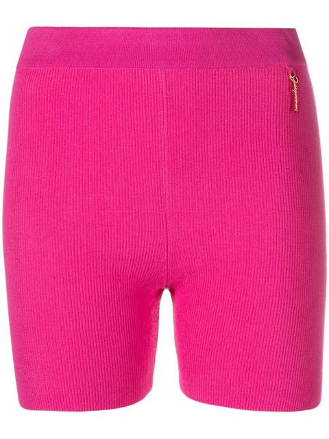 Jacquemus Le Short Pralu knitted shorts - Pink - zdjęcie produktu nr 1