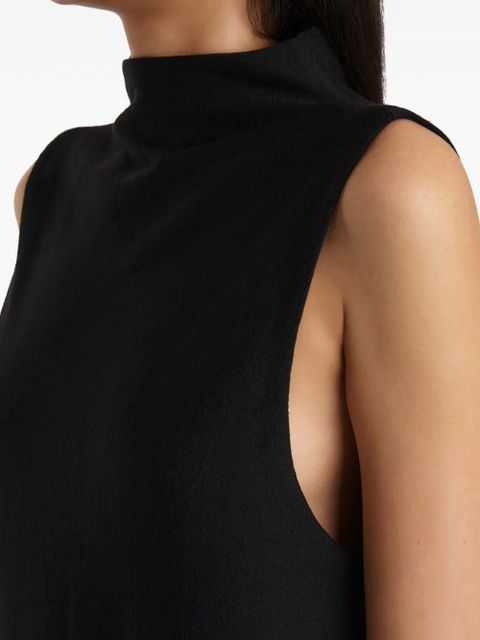 KHAITE Margo sleeveless dress - Black