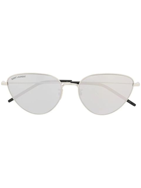 Saint Laurent Eyewear cat-eye frame sunglasses - Silver