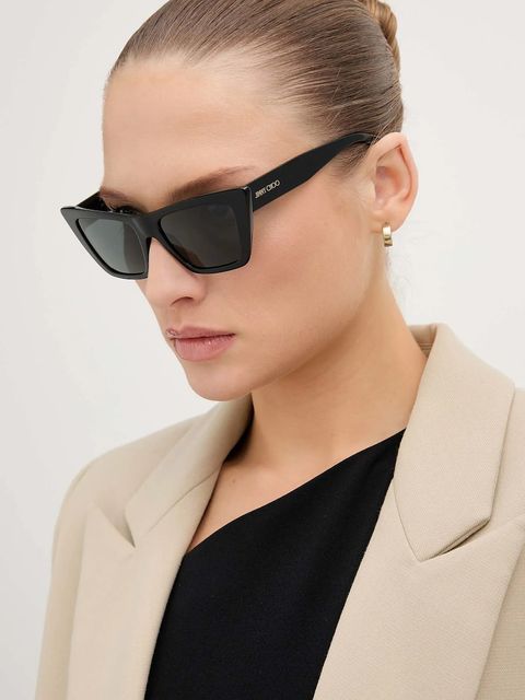 Jimmy Choo okulary przeciwsłoneczne damskie kolor czarny 0JC5028 - zdjęcie produktu nr 1