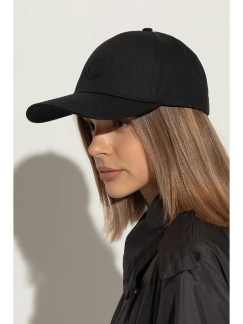 Moncler Baseball gabardine cap - Black - zdjęcie produktu nr 2