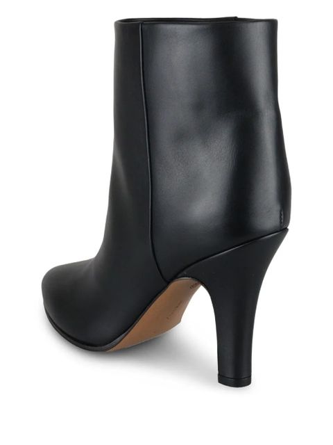 The Row 90mm Prudens leather ankle boots - Black