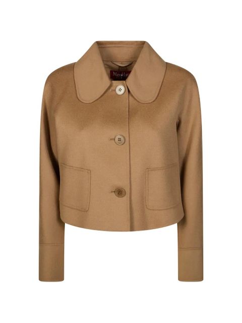 Max Mara Triumph button-up collared cropped jacket - Brown - zdjęcie produktu nr 1