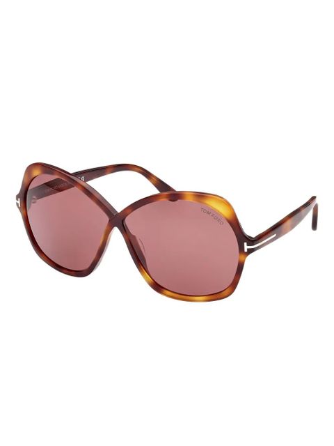 TOM FORD Eyewear butterfly-frame sunglasses - Brown - zdjęcie produktu nr 2