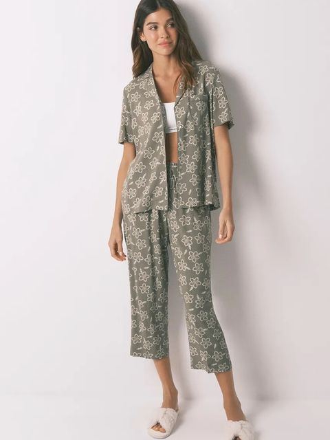 women'secret piżama damska kolor zielony 4852101 - zdjęcie produktu nr 1