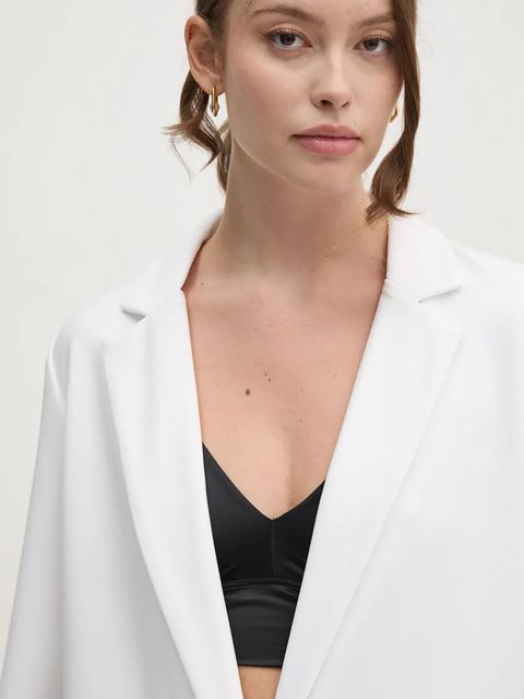 Joseph Ribkoff marynarka kolor beżowy jednorzędowa gładka 231064