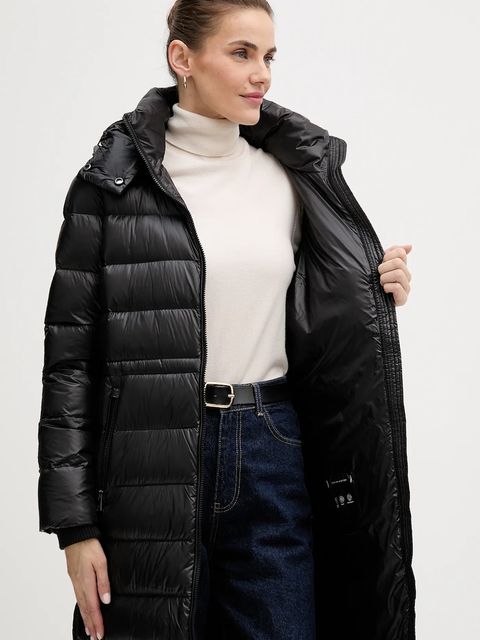 Tommy Hilfiger kurtka puchowa kolor czarny zimowa WW0WW47356