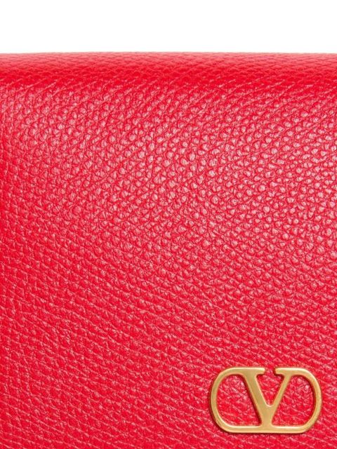 Valentino Garavani v-logo signature wallet - Red
