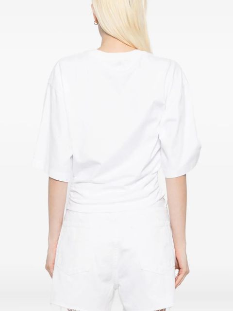 AGOLDE Shari cotton T-shirt - White