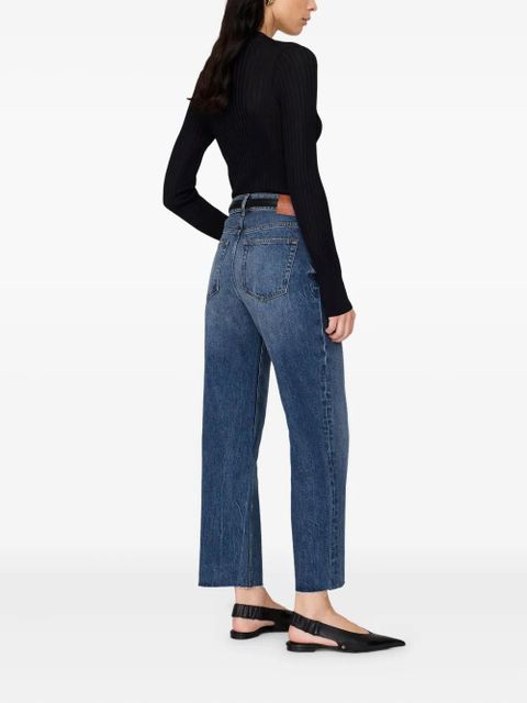 ANINE BING Matheo ribbed buttoned cardigan - Black