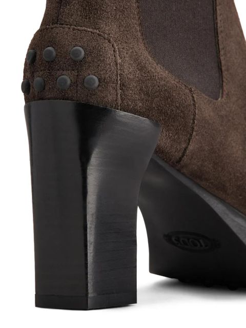 Tod's 80mm suede Chelsea boots - Brown