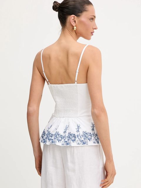 Guess top damska kolor biały z aplikacją W5GH1A WH580