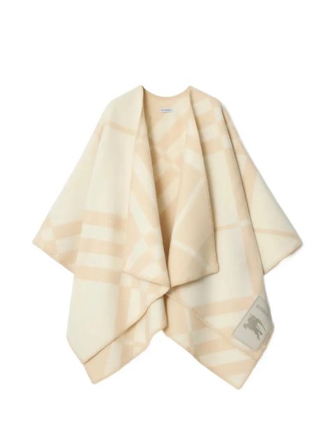 Burberry plaid coat - Neutrals - zdjęcie produktu nr 1