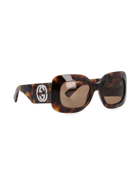 Gucci Eyewear square-frame sunglasses - Brown - zdjęcie produktu nr 2